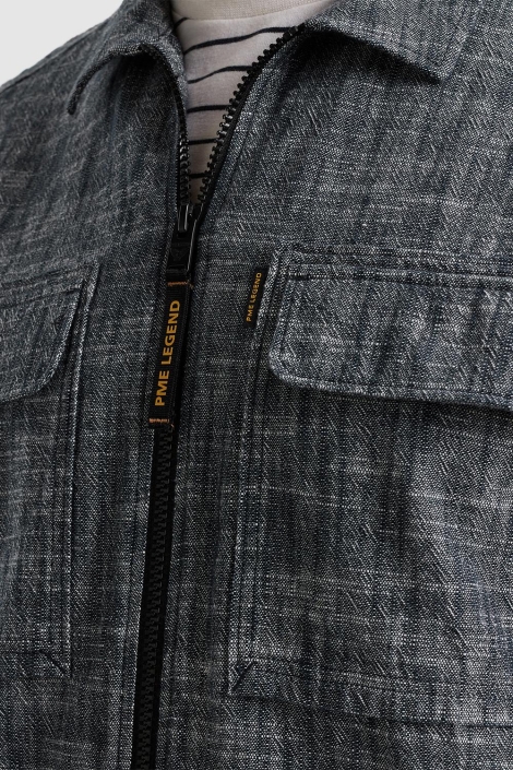 PME legend long sleeve shirt 2 tone slub